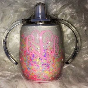 Glitter sippy cup